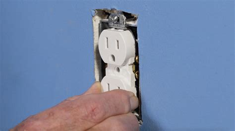 how to fix sagging electrical box|sagging electrical box repair.